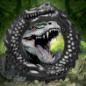 Creature Cocks Cockring Black Caiman Noir